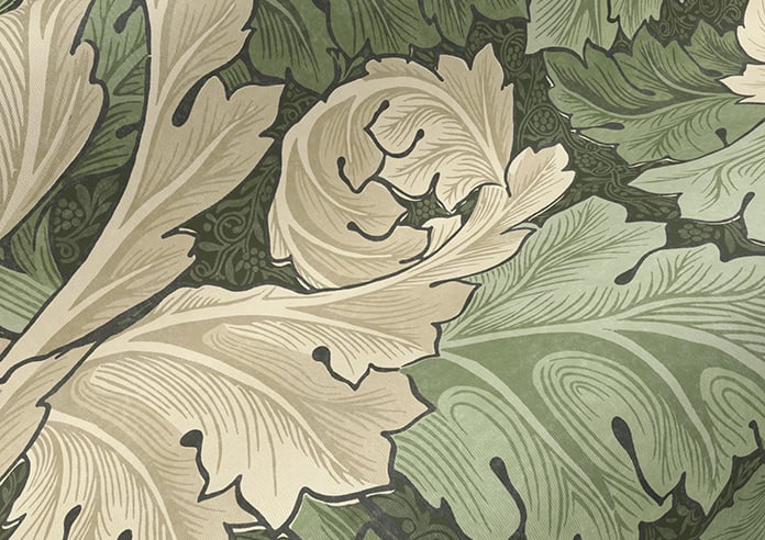 William Morris At Home Acanthus, Nettle - Twist&Fit Roller Blind - Image 4